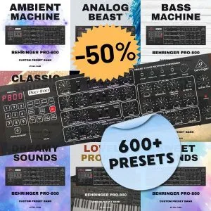 BEHRINGER PRO-800 アナログシンセサイザー【おまけ音色付】 Behringer
